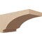 Ekena Millwork 8"W x 16"D x 8"H Wide Moab Rough Cedar Woodgrain TimberThane Corbel, Primed Tan CORUR08X16X08MOARCPR - alternate 1
